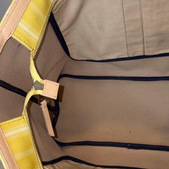 Coach Bag Purse Handbag Legacy Weekend Ticking Stripes PVC Large Shoulder Tote - Picture 14 of 16